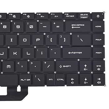 Amazon | 交換用キーボード MSI GS66 Stealth 10SD 10SF 11UH